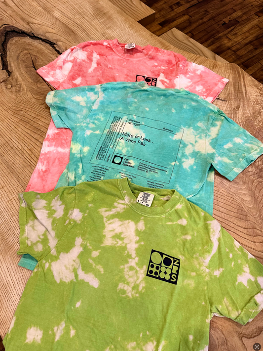 More or Less TIE DYE TSHIRT